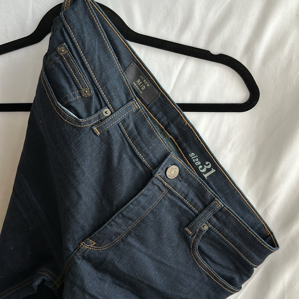 J Crew Skinny Jeans reid Size 31 dark wash